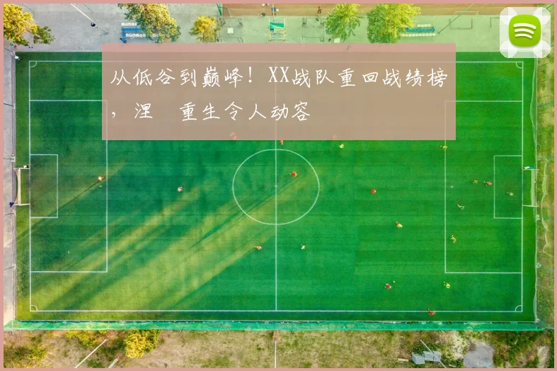 从低谷到巅峰！XX战队重回战绩榜，涅槃重生令人动容