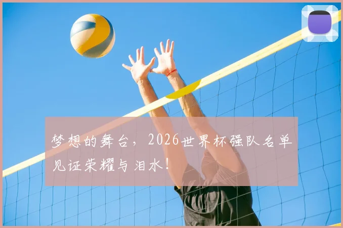 梦想的舞台，2026世界杯强队名单见证荣耀与泪水！